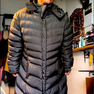 Long Winter Puffer Coat
